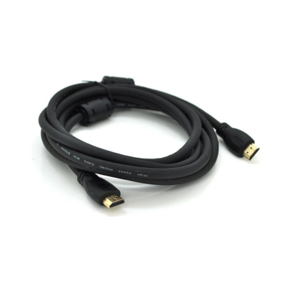 Кабель мультимедійний HDMI M to HDMI M 1.5m V2.0 4K black Ritar (HDMI(M)/(M)V2-1.5m-347P1)