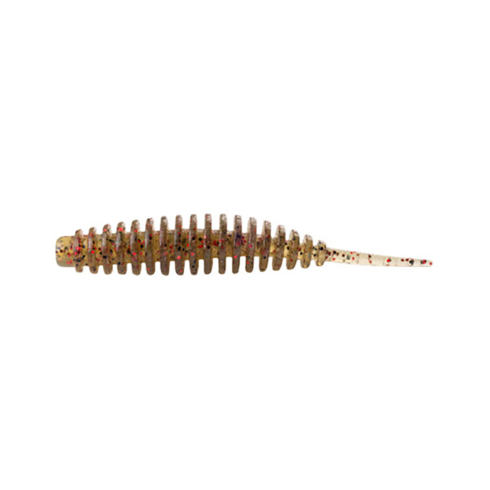 Силікон рибальський FishUP Tanta 3.5" 045 - Green Pumpkin/Red&Black (5шт/уп) (1864.04.51)