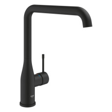 Змішувач для кухні Grohe Accent, довж.виливу - 220мм, поворотний, 1 важіль, фантомний чорний