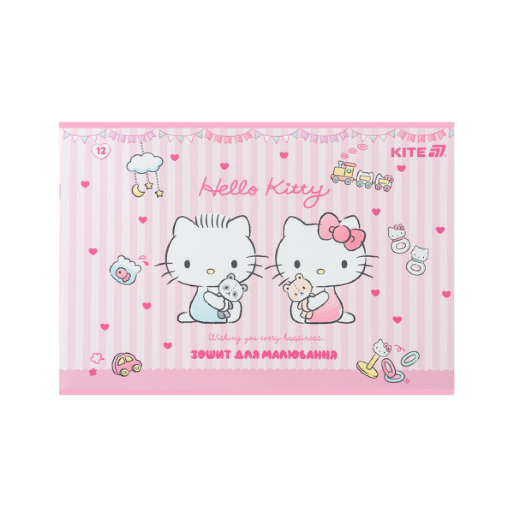 Альбом для малювання Kite Hello Kitty, 12 аркушів (HK25-241-1)