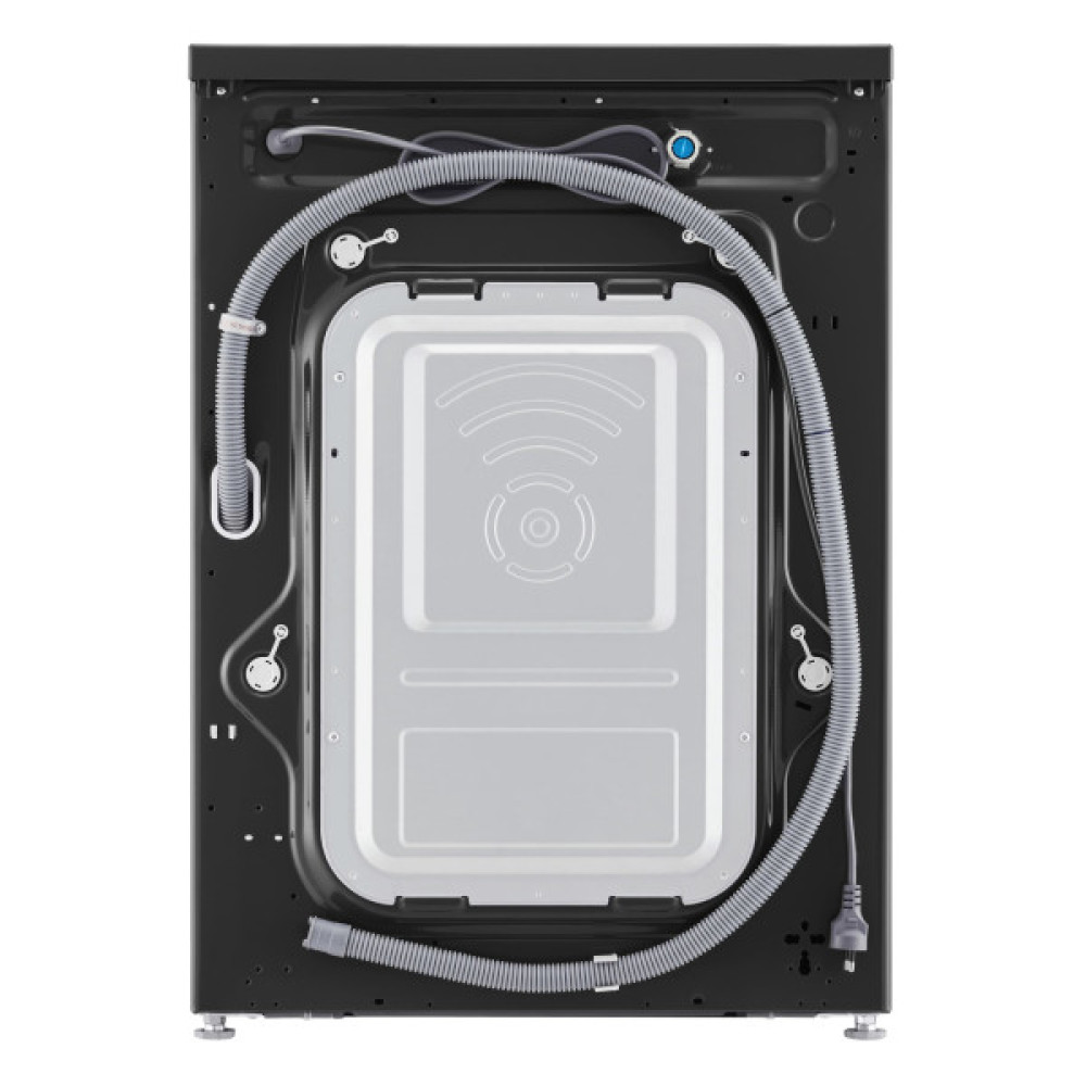 Пральна машина LG фронтальна, 6.5кг, 1200, В, 44см, дисплей, пара, інвертор, чорний