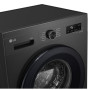 Пральна машина LG фронтальна, 6.5кг, 1200, В, 44см, дисплей, пара, інвертор, чорний