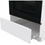 Плита Gorenje комбінована, 68л, 50x60см, емальовані реш, з кришкою, білий