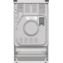 Плита Gorenje комбінована, 68л, 50x60см, емальовані реш, з кришкою, білий