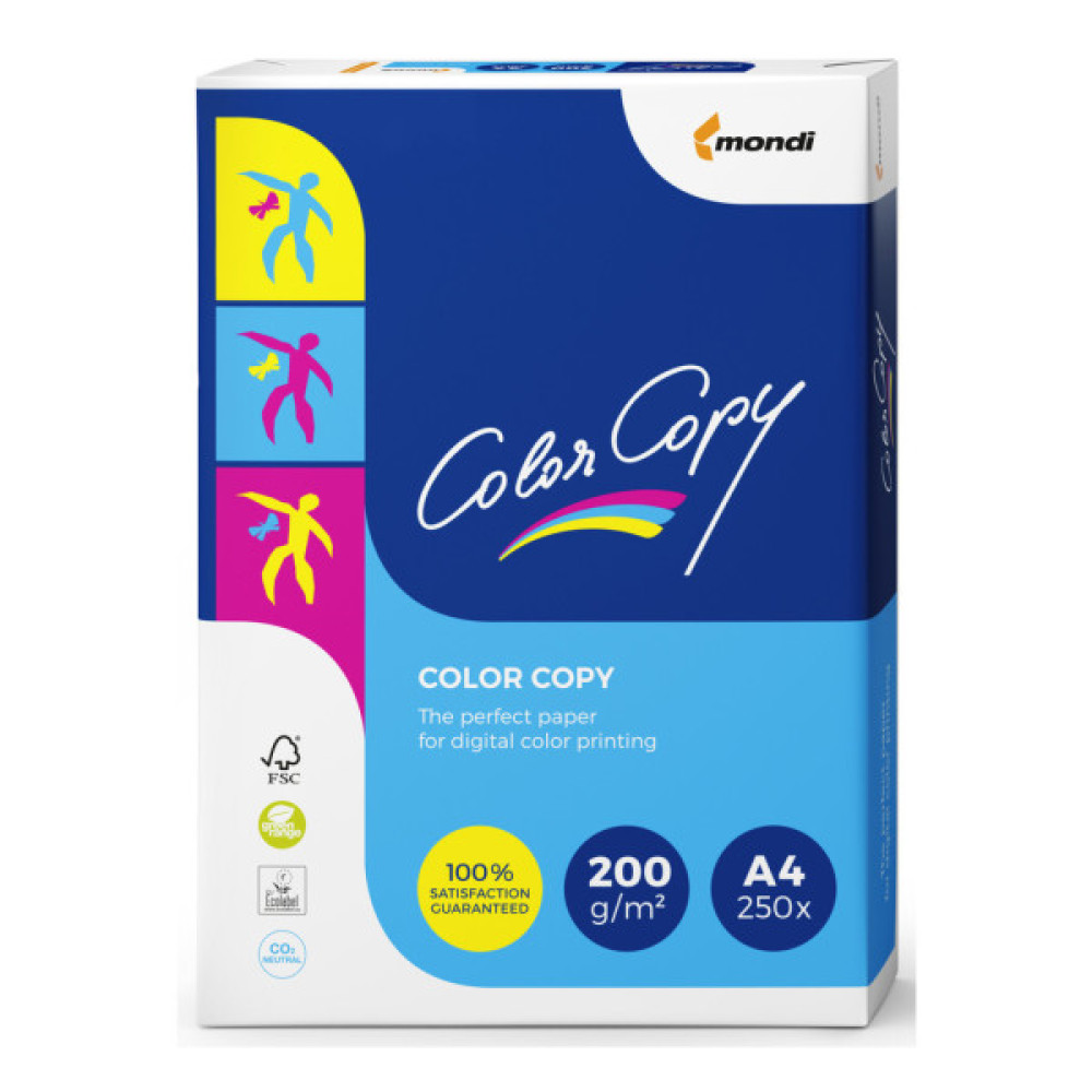 Папір Mondi Color Copy A4, 200г, 250sh (A4.200.CC/9003974404288)