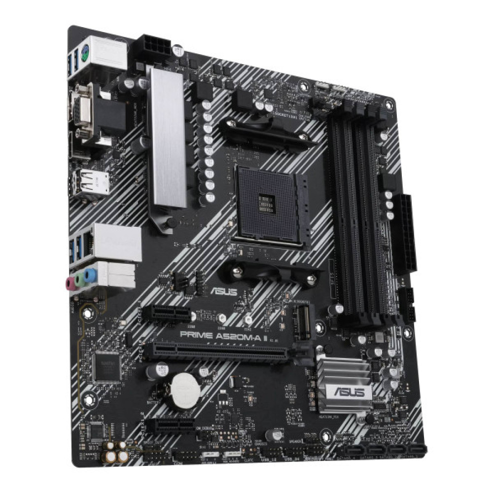 Материнcька плата ASUS PRIME A520M-A II/CSM sAM4 A520 4xDDR4 HDMI D-Sub DP mATX