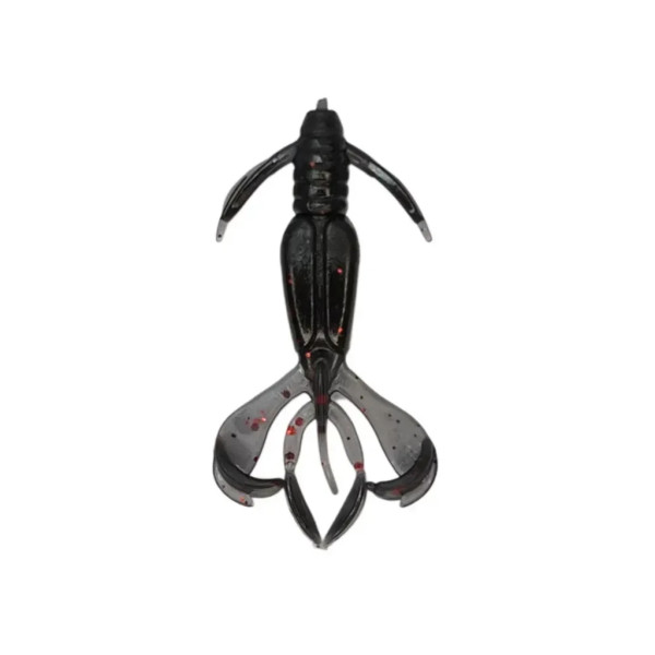 Силікон рибальський Harpoon ТЕП Crazy Flapper 2.5" 002 Графіт 5шт (7407000008440)
