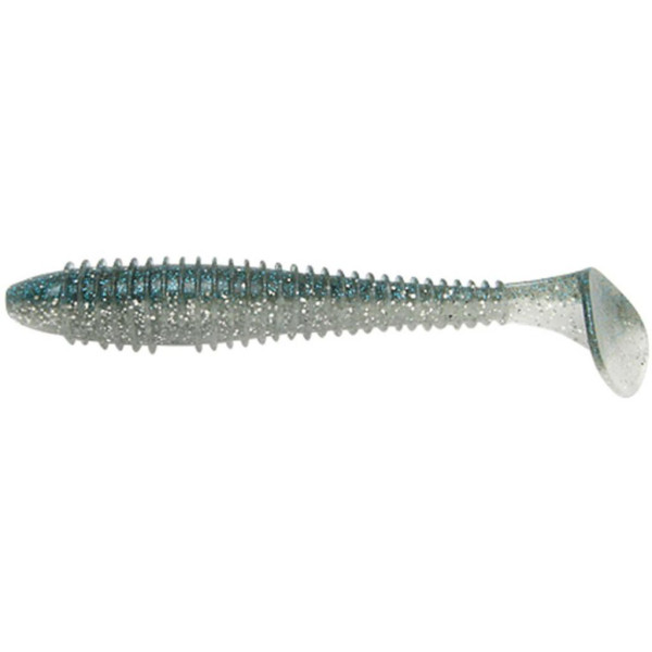 Силікон рибальський Keitech Swing Impact FAT 3.8" (6 шт/упак) ц:431 silver shiner (1551.01.08)