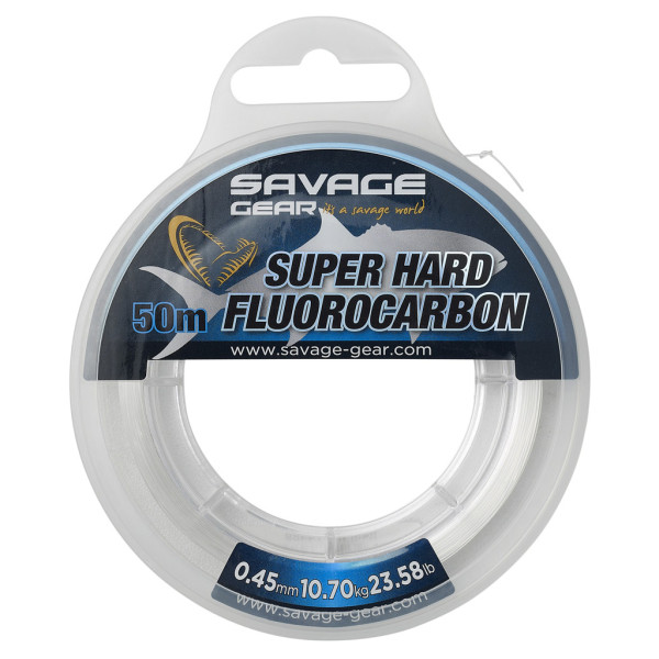 Флюорокарбон Savage Gear Super Hard 50m 0.50mm 13.20kg Clear (1854.18.71)