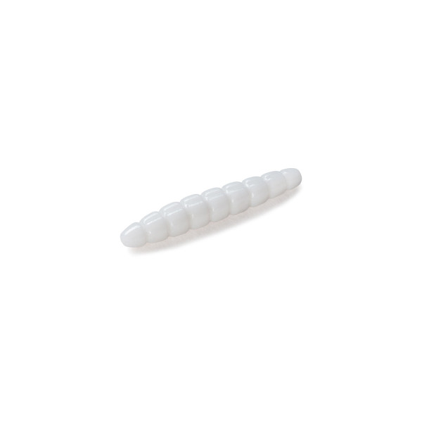 Силікон рибальський FishUP Morio 1.2" 009 - White, cheese taste (12шт/уп) (1864.03.38)
