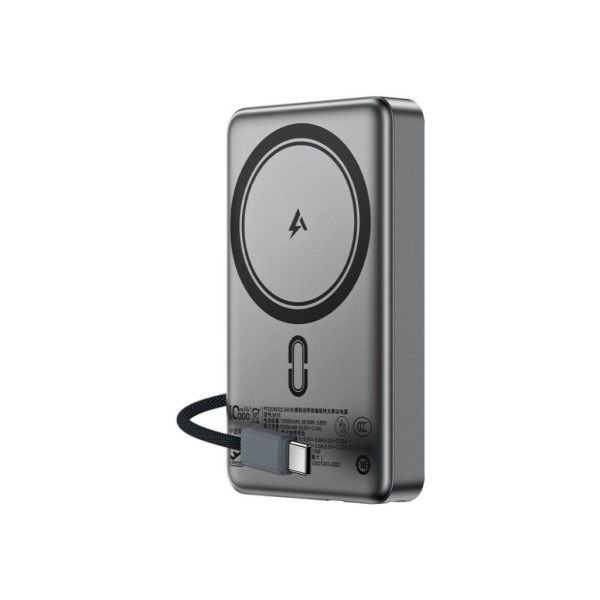 УМБ Acefast Magnetic Wireless 10000mAh 22.5W PD,QC 3.0 USB-C In/Out, QI 15W M18 Black (6974316284017)