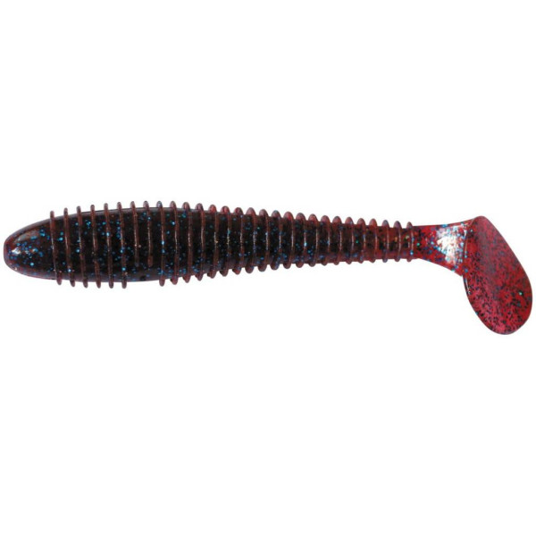 Силікон рибальський Keitech Swing Impact FAT 3.8" (6 шт/упак) ц:ea#03 grape (1551.01.37)