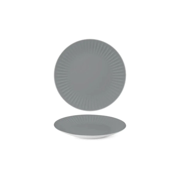 Тарілка G.Benedikt Ribby Color Gravel Grey 27 см (RIB2127-X9243)