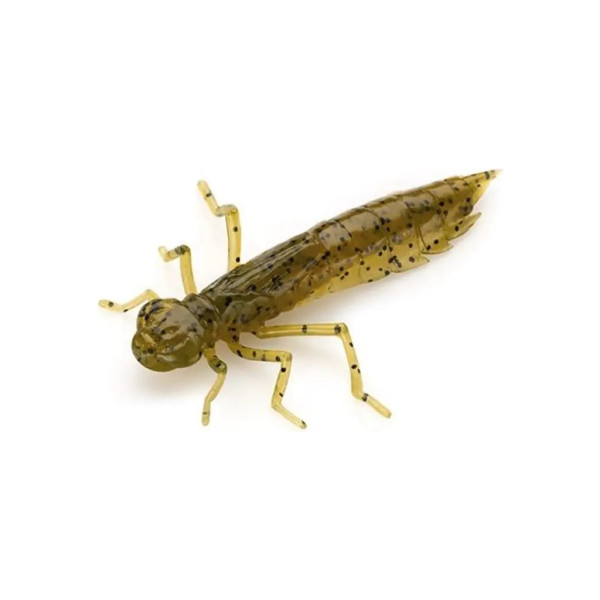 Силікон рибальський FishUP Dragonfly 1.7" 074 - Green Pumpkin Seed (8шт/уп) (1864.04.97)
