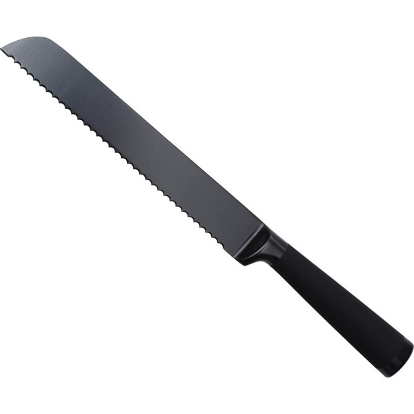 Кухонний ніж Bergner Black Blade для хліба 20 см (BG-8774)
