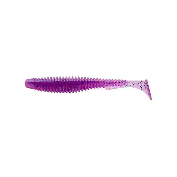 Силікон рибальський FishUP U-Shad 2.5" 015 - Violet/Blue (9шт/уп) (1862.02.88)
