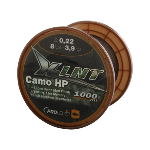 Волосінь Prologic XLNT HP 1000m 8lbs 3.9 kg 0.22 mm Camo (1846.02.29)