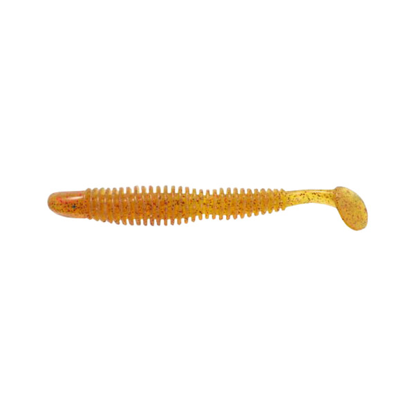 Силікон рибальський Reins Bubbling Shad 4" 566 Motor Oil Red Flake (8 шт/уп.) (1552.04.04)