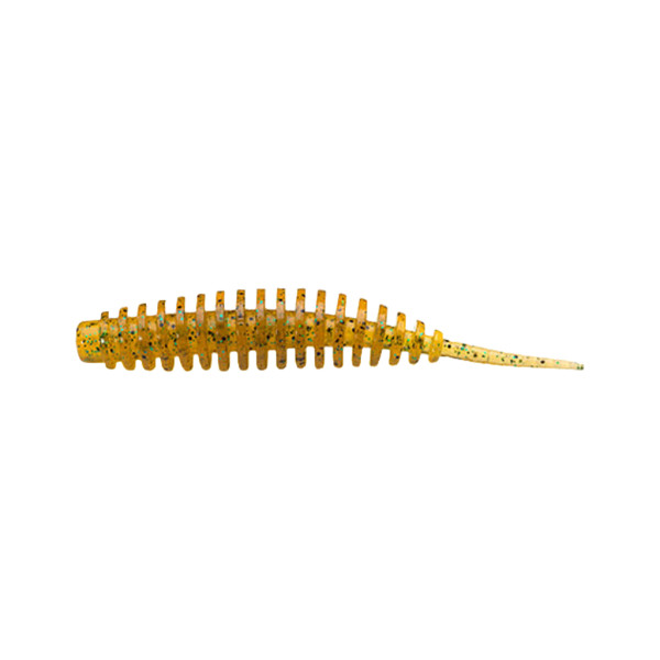Силікон рибальський FishUP Tanta 2.5" 036 - Caramel/Green&Black (8шт/уп) (1862.02.70)