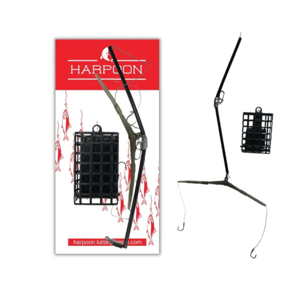 Монтаж Harpoon Фідер Кормушка метал 2 гачки 50г (2700000010471)