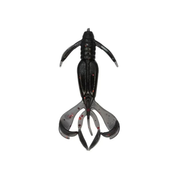 Силікон рибальський Harpoon ТЕП Crazy Flapper 1.5" 002 Графіт 13шт (7407000008426)