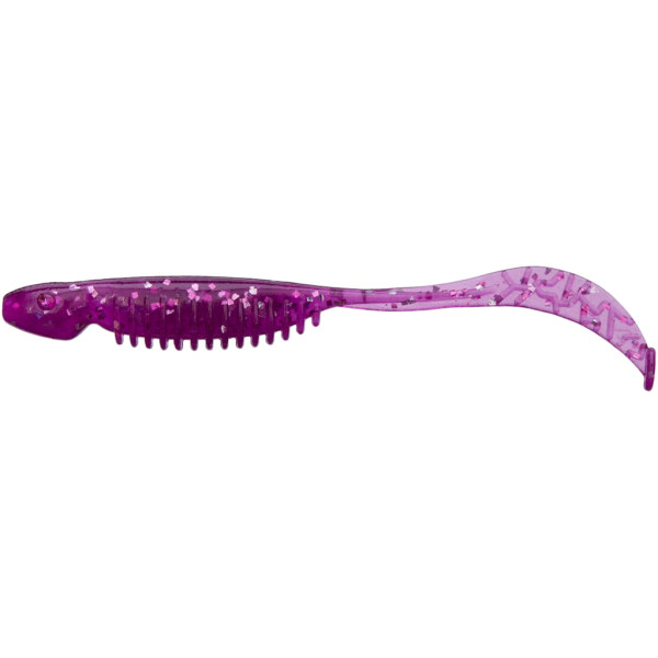 Силікон рибальський Reins Curly Shad 3.5" 428 Purple Dynamite (14 шт/уп.) (1552.10.02)