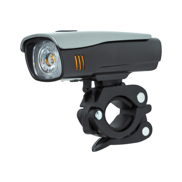 Передня велофара HiSmart 300 люмен, LED, USB, IPX5 (HS081492)