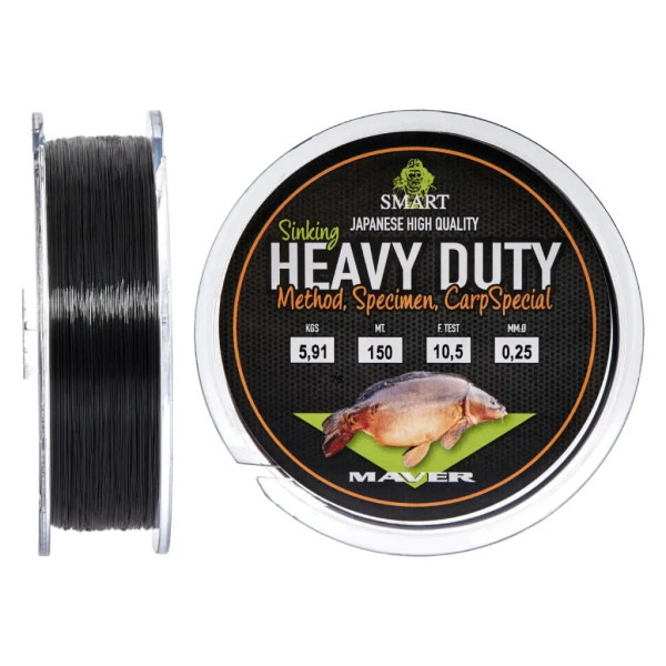 Волосінь Smart Heavy Duty Sinking 600m 0.25mm 5.9kg (1300.37.14)
