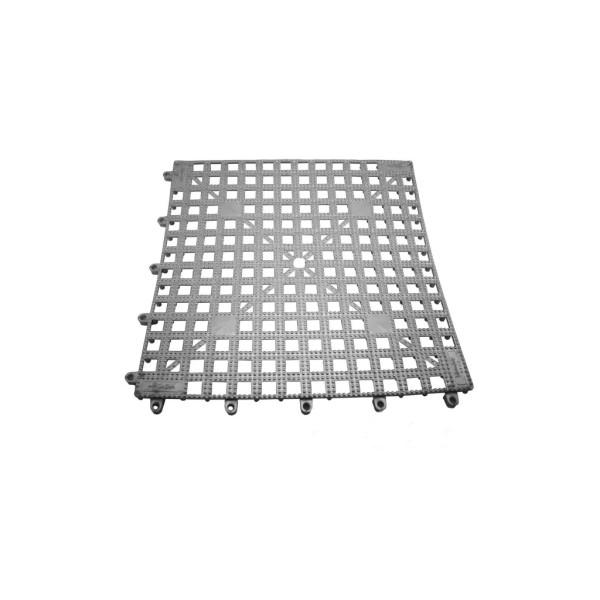Барний килимок The Bars 33x33 см, срібний (TPMS)