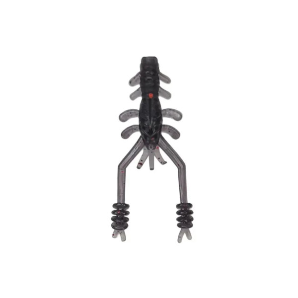 Силікон рибальський Harpoon ТЕП RingShrimp 1.6" 002 Графіт 10шт (7407000008532)