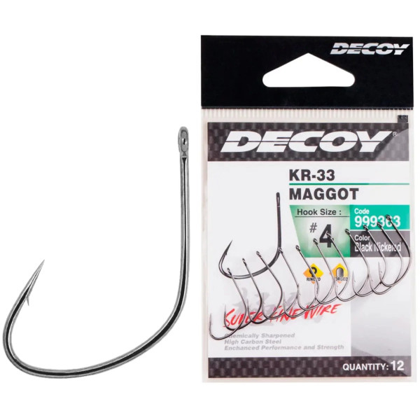 Гачок Decoy KR-33 Maggot 12 (14 шт/уп) (1562.05.40)