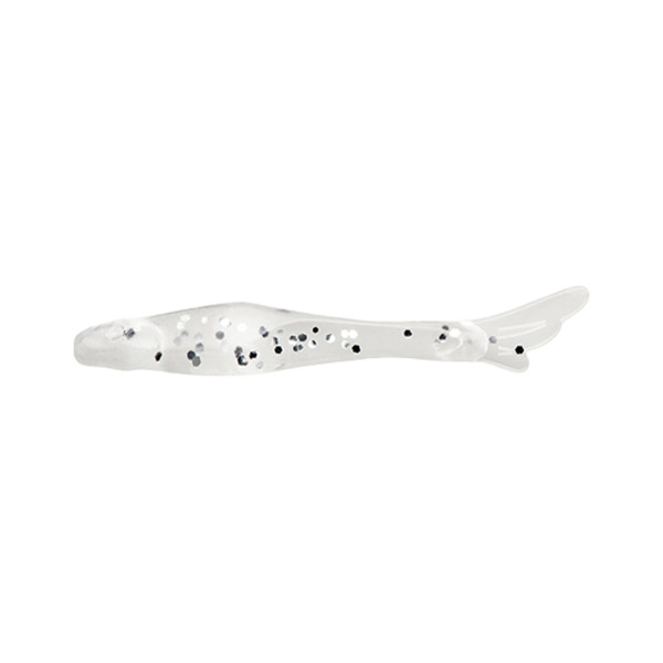 Силікон рибальський FishUP Aji Tiny 1.5" 411 - UV Clear/Silver (12шт/уп) (1864.14.83)