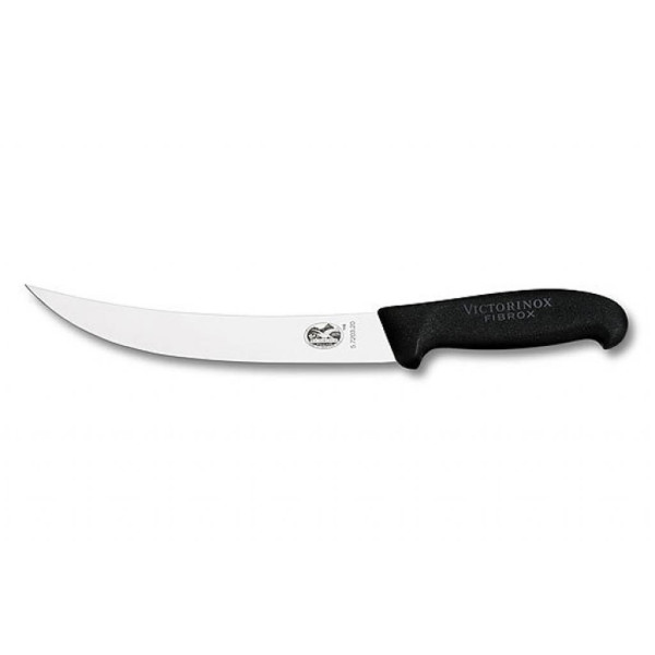 Кухонний ніж Victorinox Fibrox обвалочный 25 см, черный (5.7203.25)