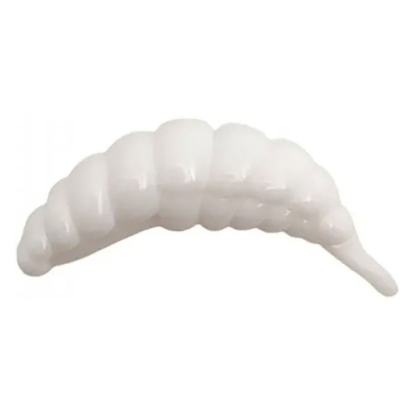 Силікон рибальський FishUP Ozi 1.2" 009 - White, cheese taste (10шт/уп) (1864.14.02)