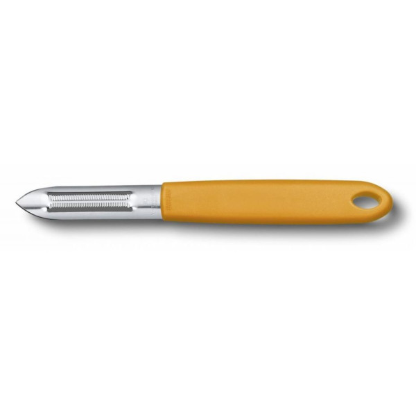 Овочечистка Victorinox 165 мм, серрейторное лезвие, оранжевая (7.6077.9)