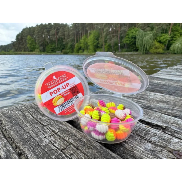 Бойл Harpoon Pop UP Мушля 10*6мм color mix (Двоколірні) Banana (7407000001755)