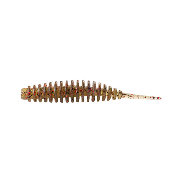 Силікон рибальський FishUP Tanta 2.5" 045 - Green Pumpkin/Red&Black (8шт/уп) (1864.02.26)