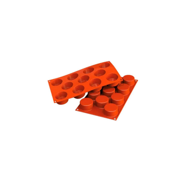 Форма для випікання Silikomart "Циліндр" 50 mm h27 , 11 x 55 ml (SF204/C)