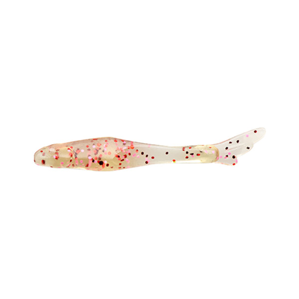 Силікон рибальський FishUP Aji Tiny 1.5" 414 - UV Clear/Red (12шт/уп) (1864.14.86)