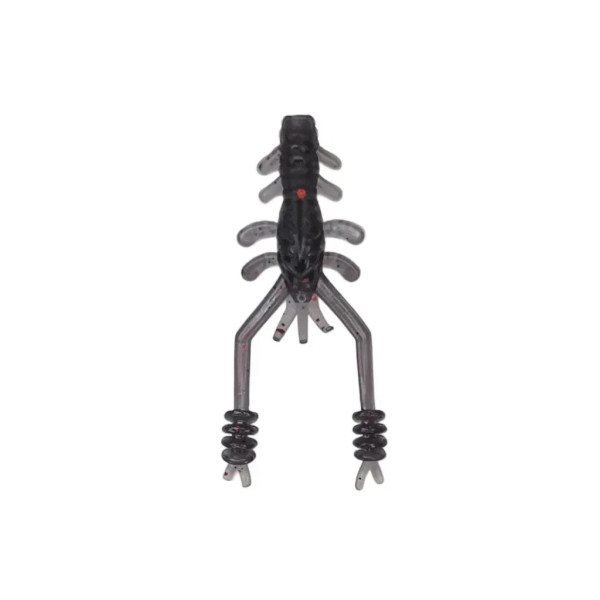 Силікон рибальський Harpoon ТЕП RingShrimp 2.2" 002 Графіт 7шт (7407000008549)
