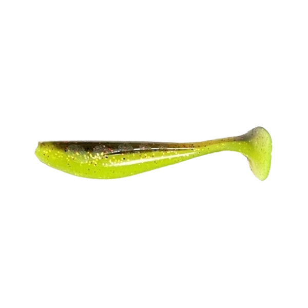 Силікон рибальський FishUP Wizzle Shad 2" 203 - Green Pumpkin/Flo Chartreuse (10шт/уп) (1862.00.32)