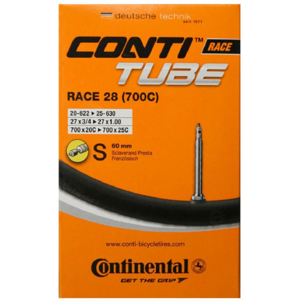 Велосипедна камера Continental Race 28" 18-622 / 25-630 PR60mm (181791)